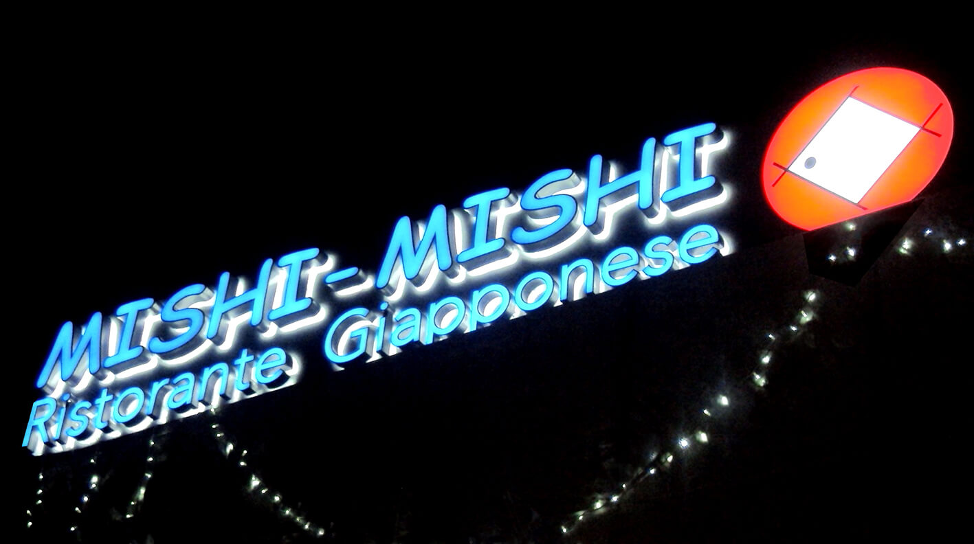 Personalizzazione insegna a led